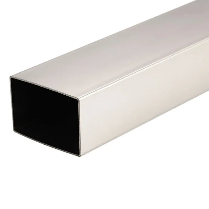 Нержавеющая прямоугольная труба с волочёной отделкой