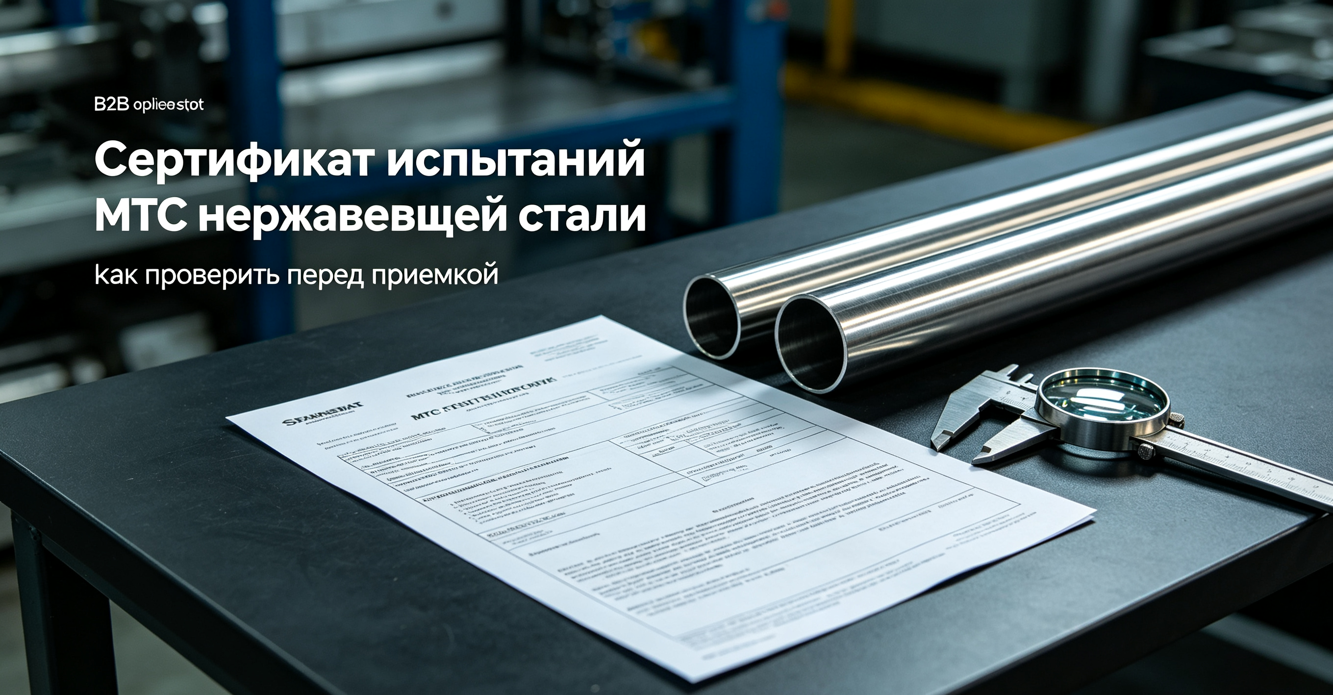 Как интерпретировать сертификат испытаний MTC нержавеющей стали перед приемкой
