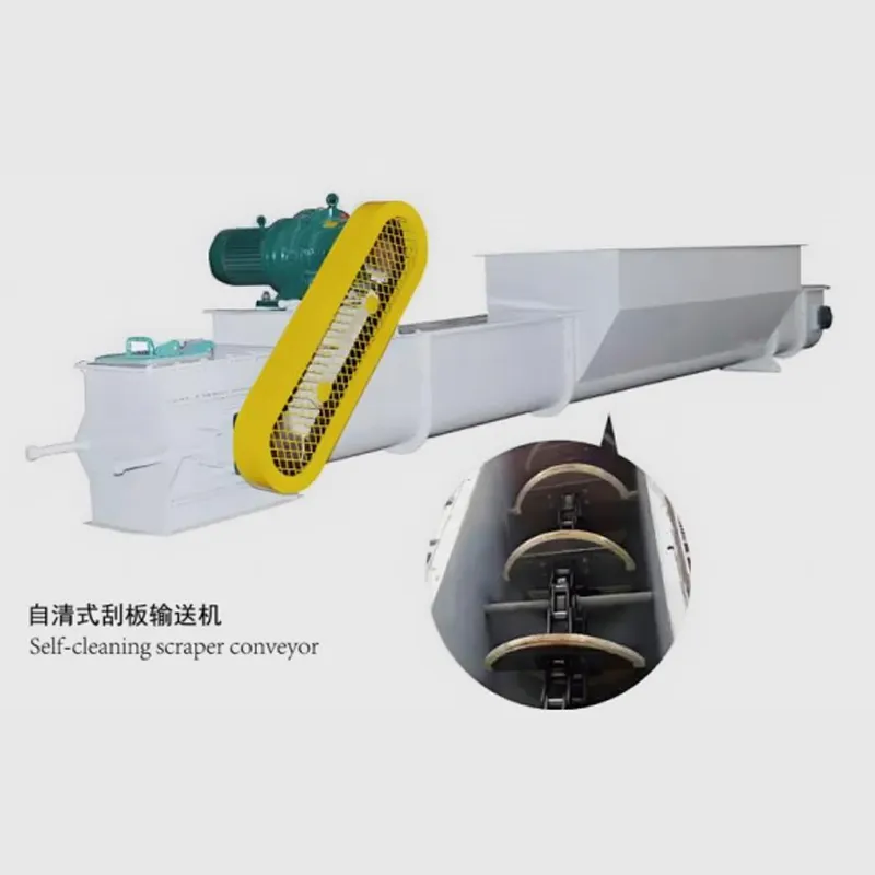 Самоочищающийся скребковый конвейер