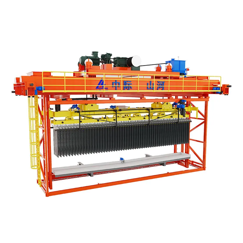 Многофункциональный автоматический мостовой кран для электролиза