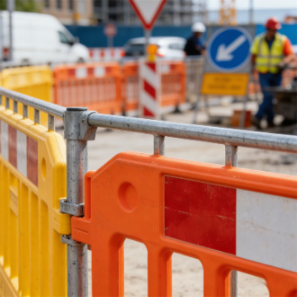 Временное переносное ограждение