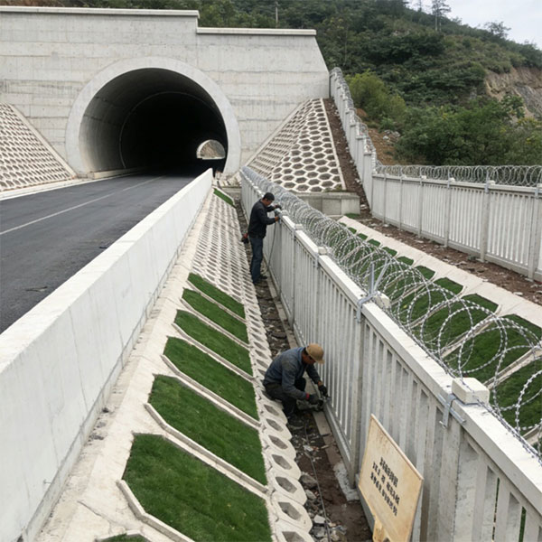 Колючая лента с ножевыми шипами