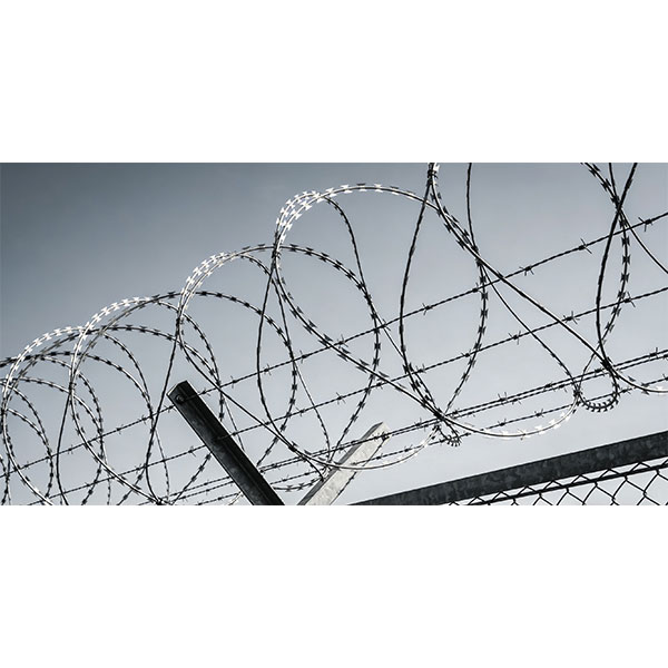 Колючая лента с ножевыми шипами