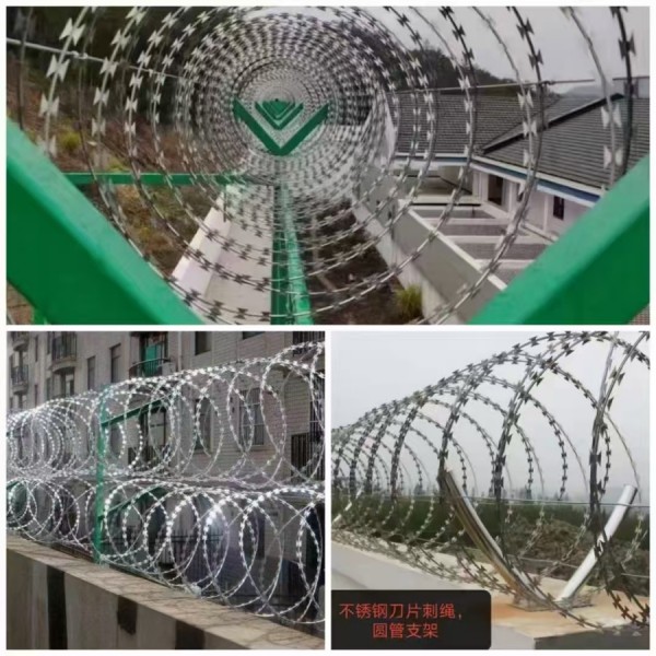 Опорные кронштейны для колючей проволоки