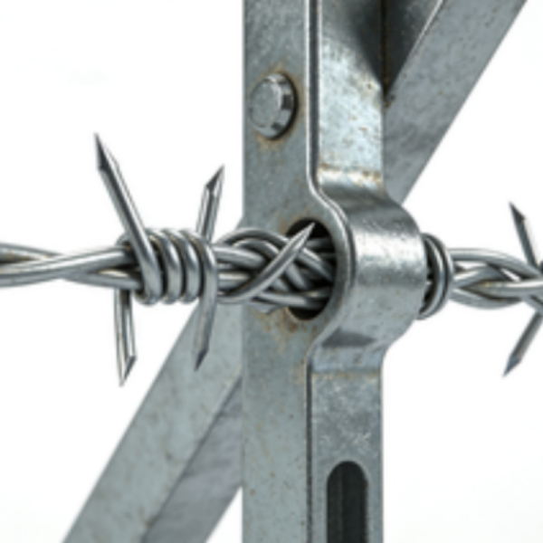 Опорные кронштейны для колючей проволоки