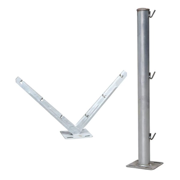 Опорные кронштейны для колючей проволоки