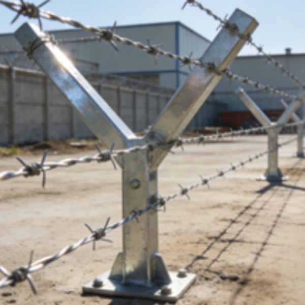 Опорные кронштейны для колючей проволоки