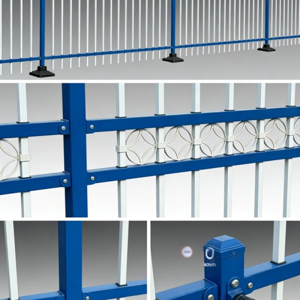 Оцинкованное стальное ограждение с полимерным покрытием