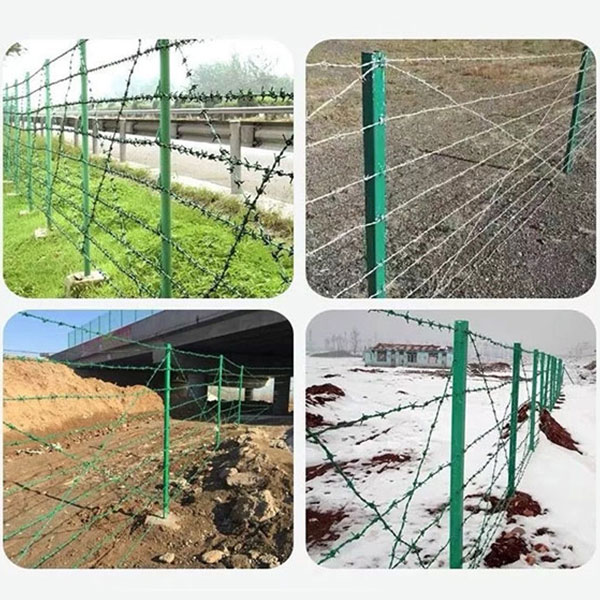 Стойка для колючей проволоки