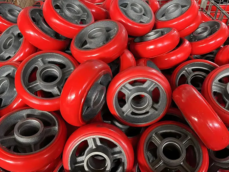 Medical-grade polyurethane wheels