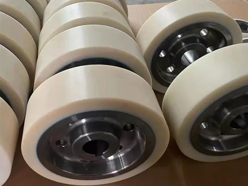 колесо с полиуретановым резиновым покрытием