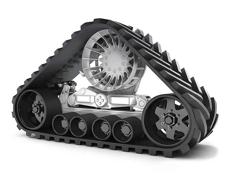 Промышленные полиуретановые гусеничные колеса