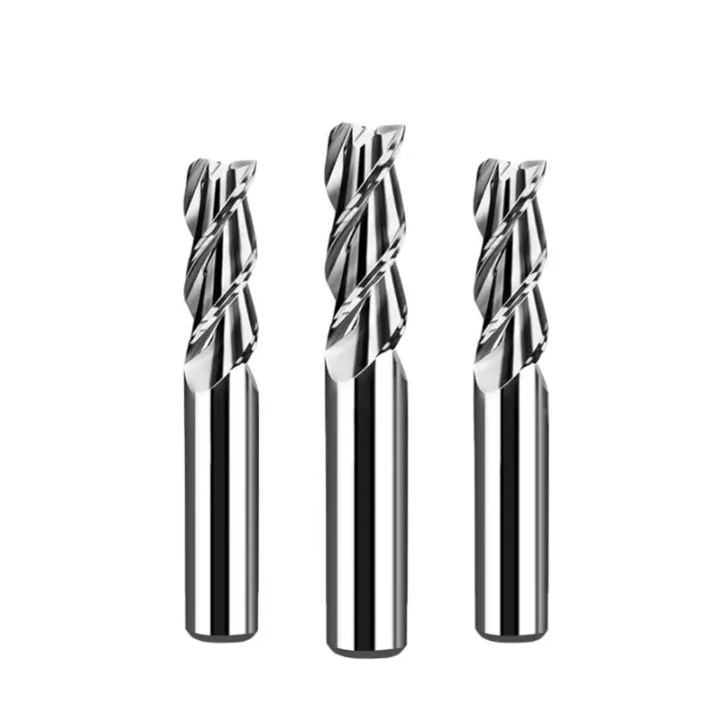 Высокоточная твердосплавная концевая фреза с плоской головкой для алюминия HRC55