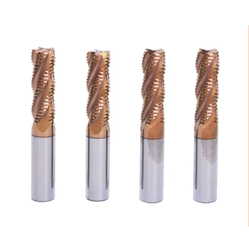 HRC55 4-х зубая концевая фреза для обработки грубой кожи