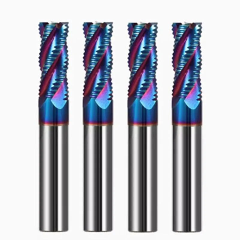 HRC65 4-зубая концевая фреза для обработки грубой кожи