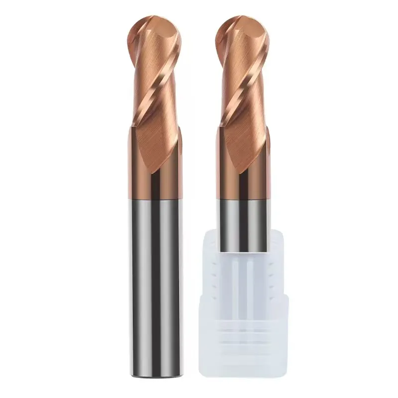 HRC55 2-зубая твердосплавная шаровая концевая фреза