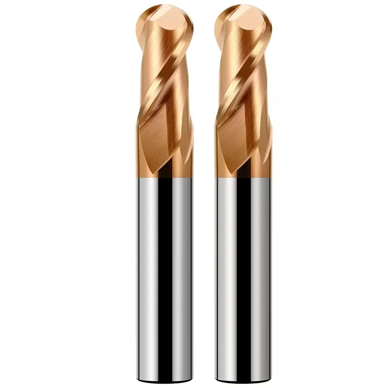 HRC55 2-зубая твердосплавная шаровая концевая фреза