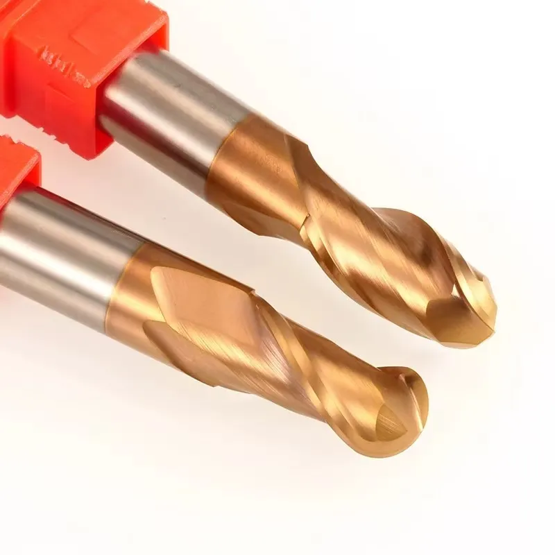 HRC55 2-зубая твердосплавная шаровая концевая фреза