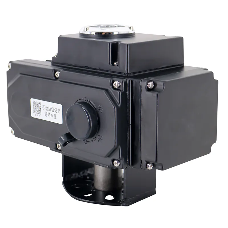 Компактные электрические приводы задвижек поворотного типа