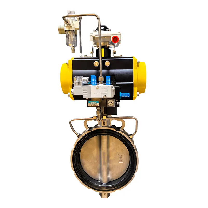 Компенсационные пневматические дисковые затворы