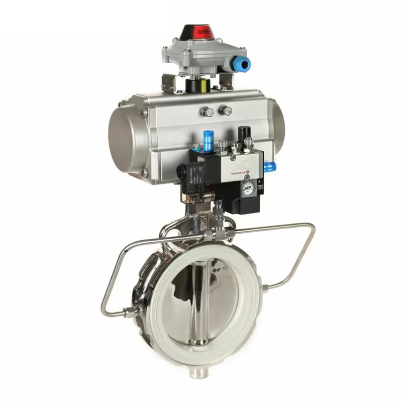 Компенсационные пневматические дисковые затворы