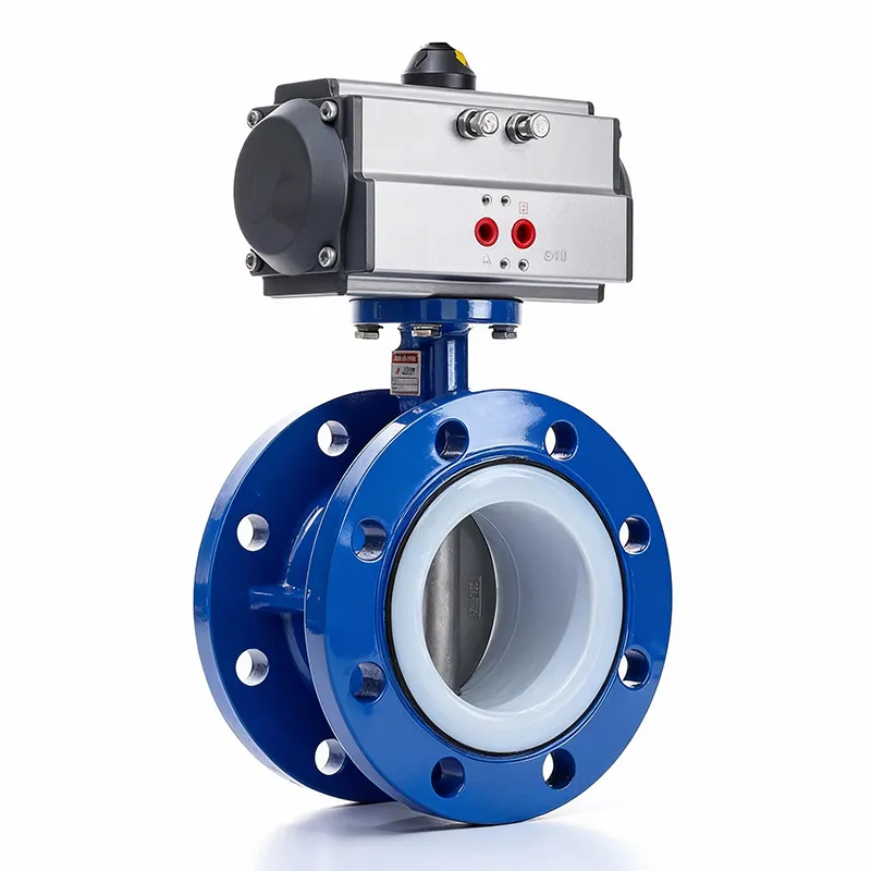 Пневматические дисковые затворы с мягким уплотнением