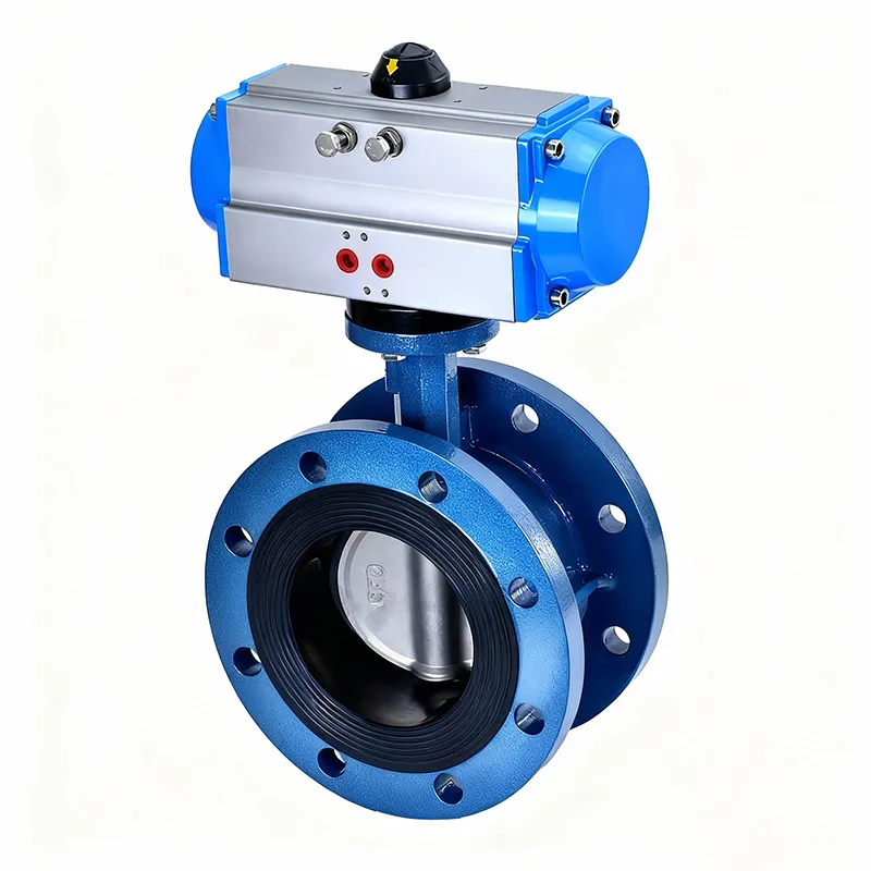 Пневматические дисковые затворы с мягким уплотнением