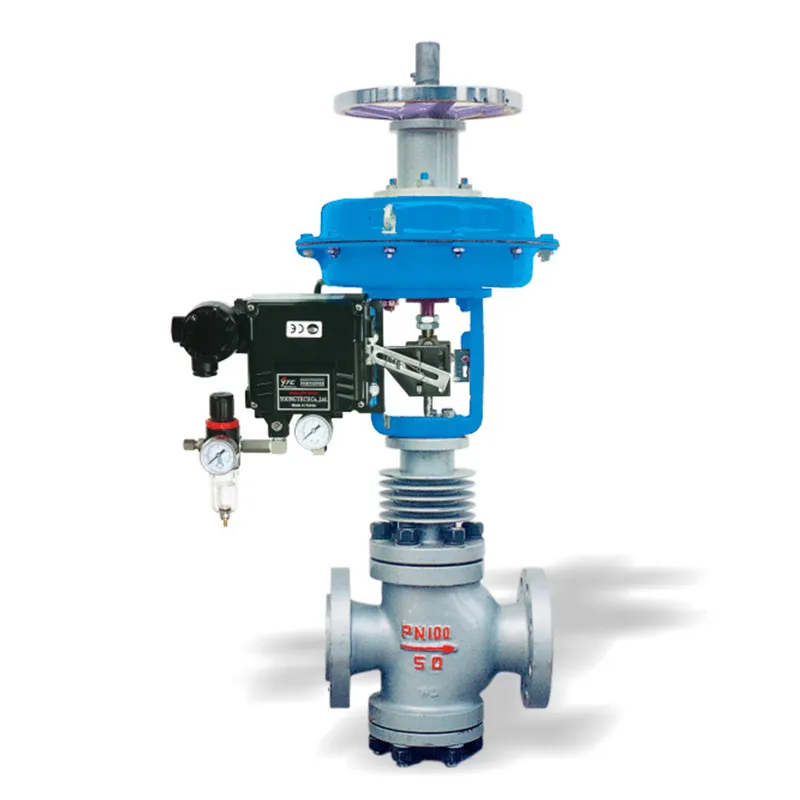 Пневматические мембранные двухседельные регулирующие клапаны