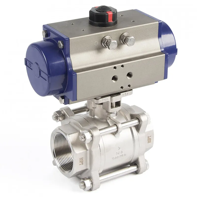 Пневматические шаровые краны