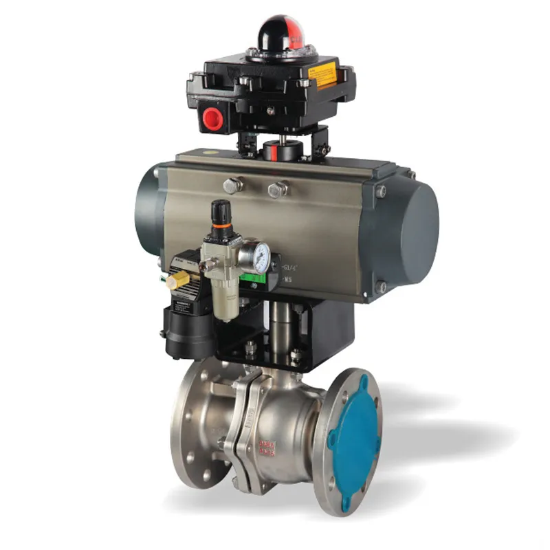 Пневматические шаровые краны