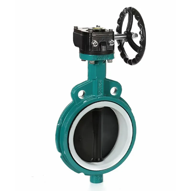 Ручные межфланцевые дисковые затворы