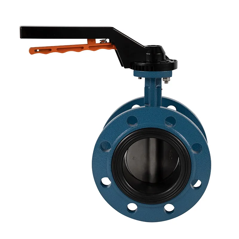 Ручные фланцевые дисковые затворы с мягким уплотнением