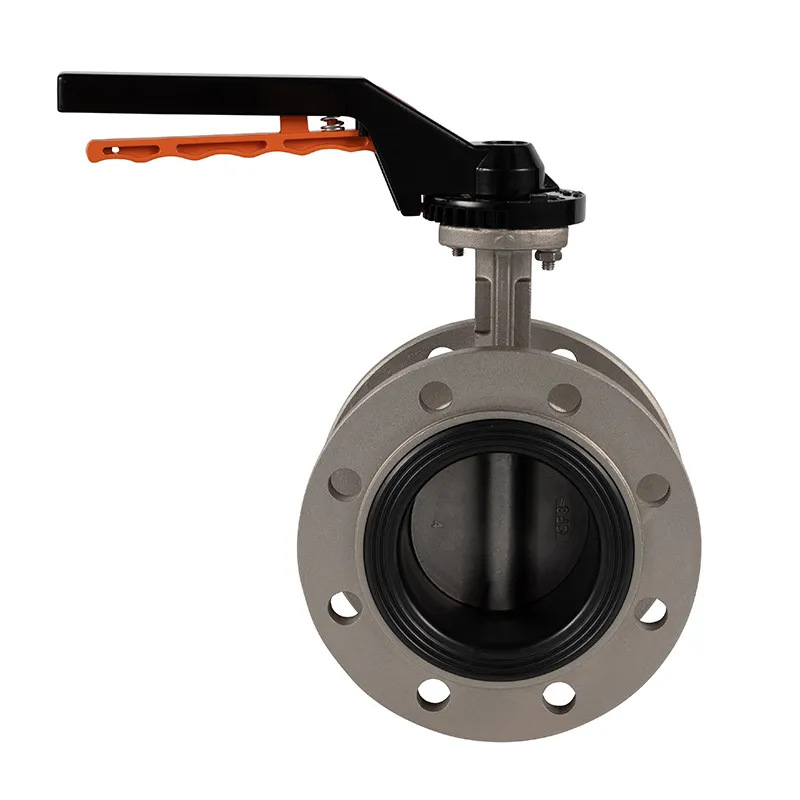 Ручные фланцевые дисковые затворы с мягким уплотнением