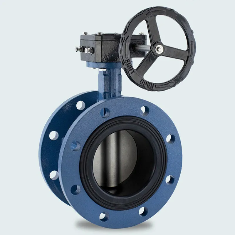 Ручные фланцевые дисковые затворы с мягким уплотнением