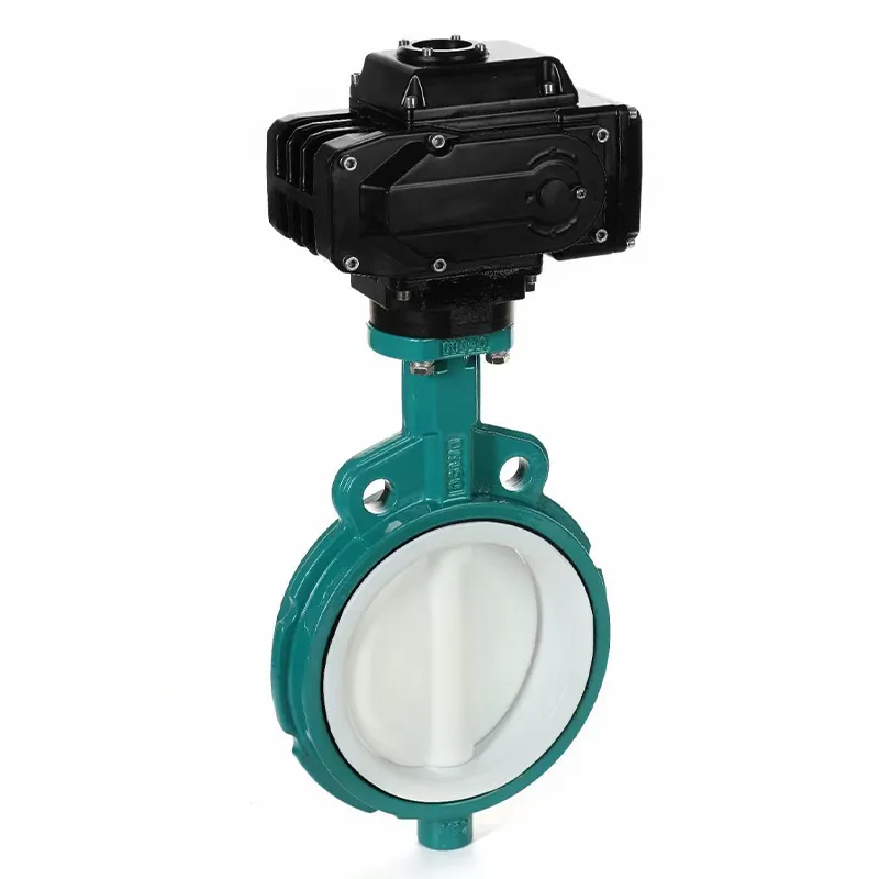 Электрические межфланцевые дисковые затворы