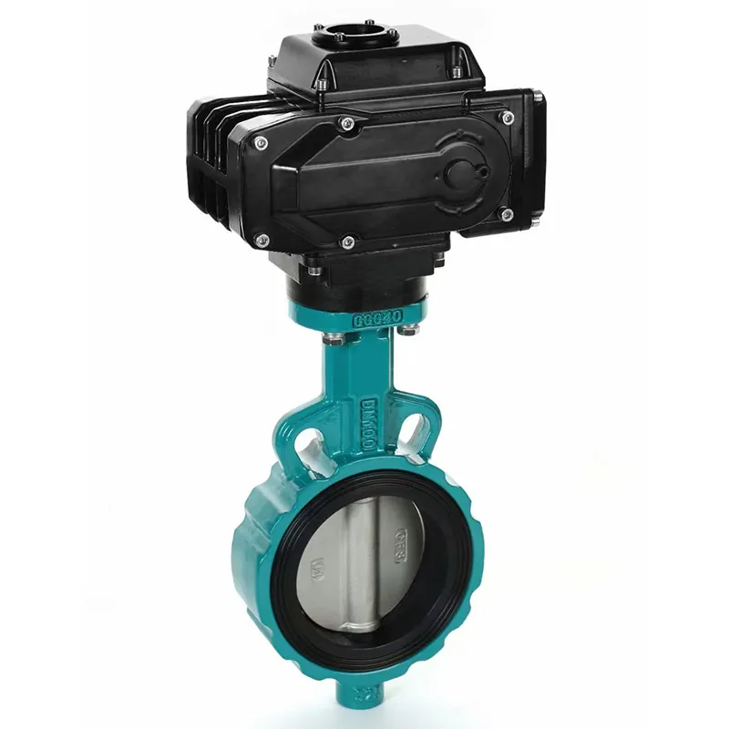 Электрические межфланцевые дисковые затворы