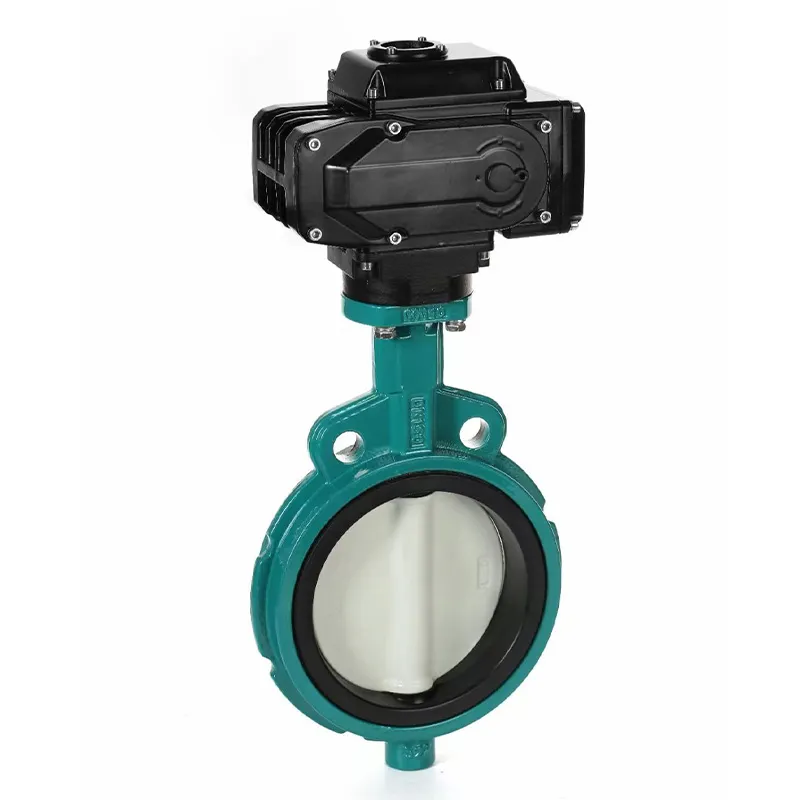 Электрические межфланцевые дисковые затворы