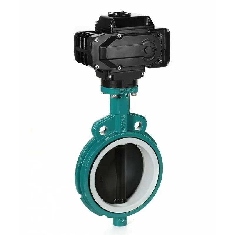 Электрические межфланцевые дисковые затворы