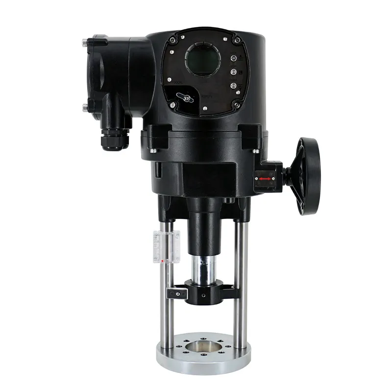 Электрические приводы задвижек линейного типа