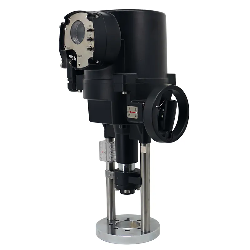 Электрические приводы задвижек линейного типа