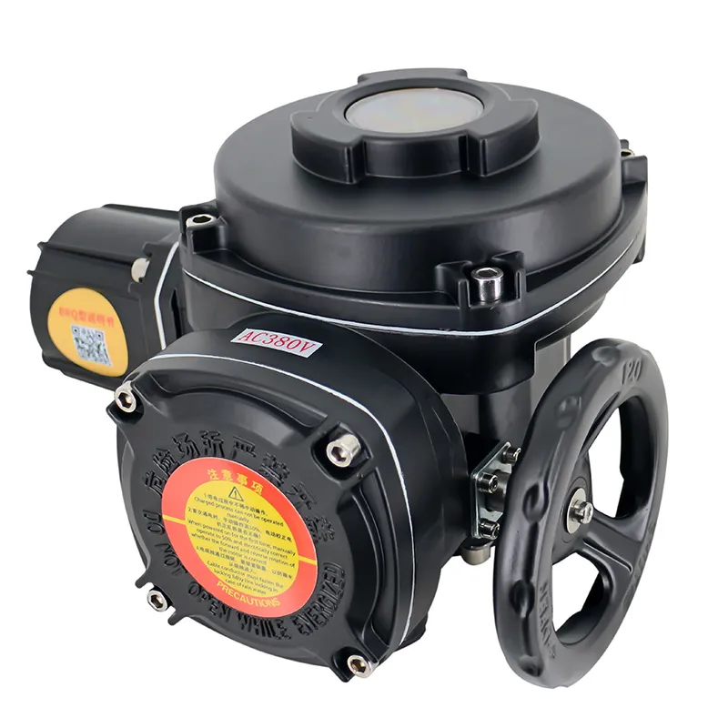 Электрические приводы задвижек поворотного типа Q