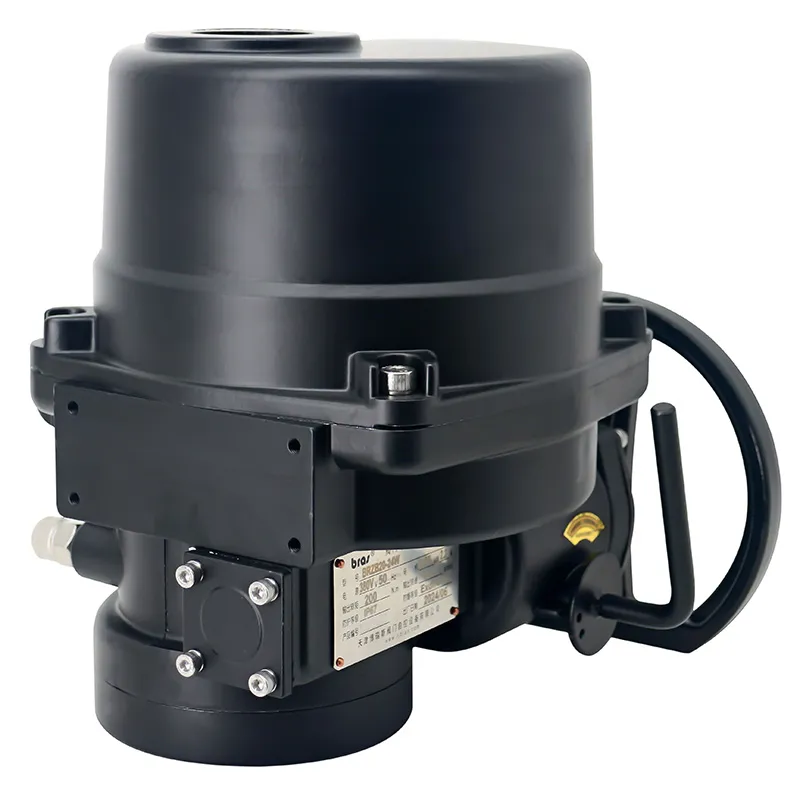 Электрические приводы задвижек поворотного типа QT