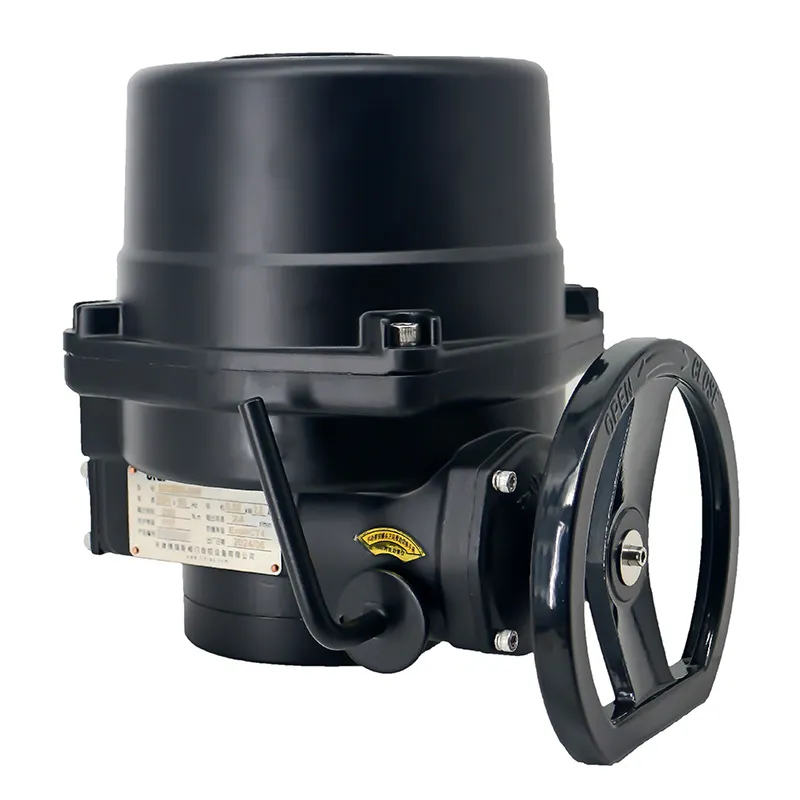 Электрические приводы задвижек поворотного типа QT