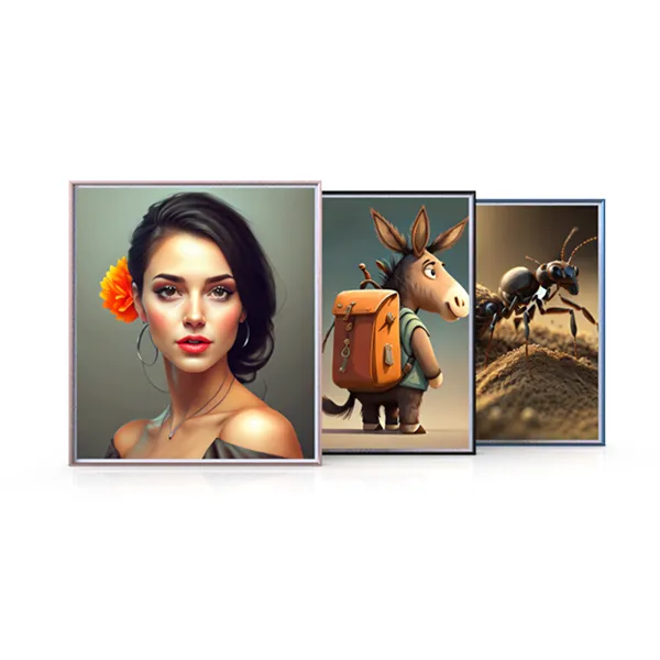 35.7-дюймовый квадратный дисплей