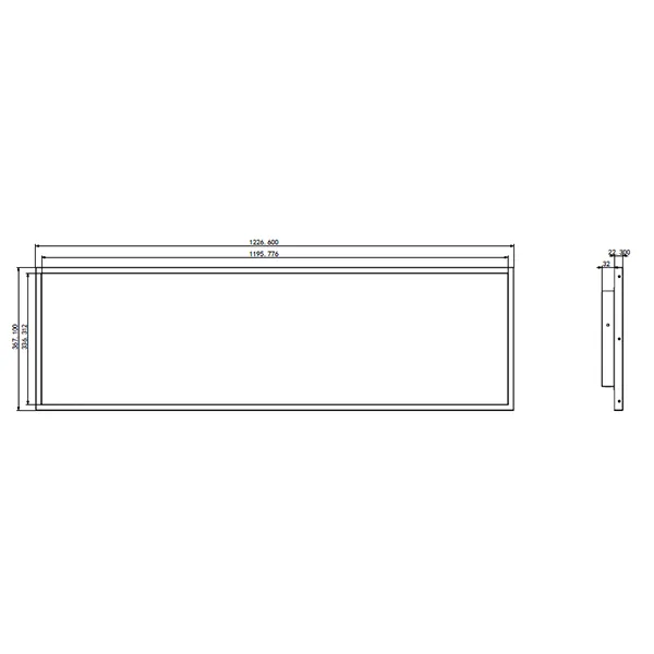 49.5-дюймовый дисплей для верхней части стеллажа