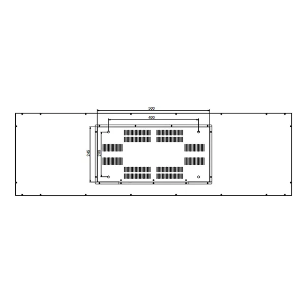 49.5-дюймовый дисплей для верхней части стеллажа