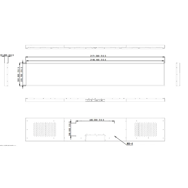 86-дюймовый полосовой дисплей