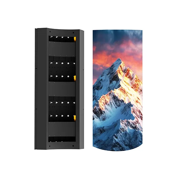 Угловой изогнутый экран ES