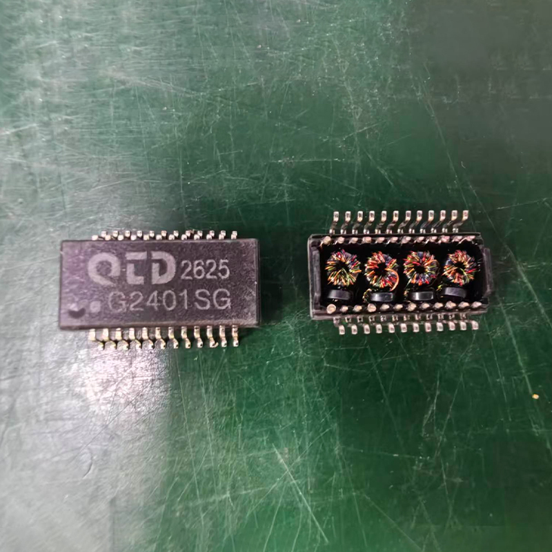 24PIN Одноканальный гигабитный сетевой трансформатор для поверхностного монтажа