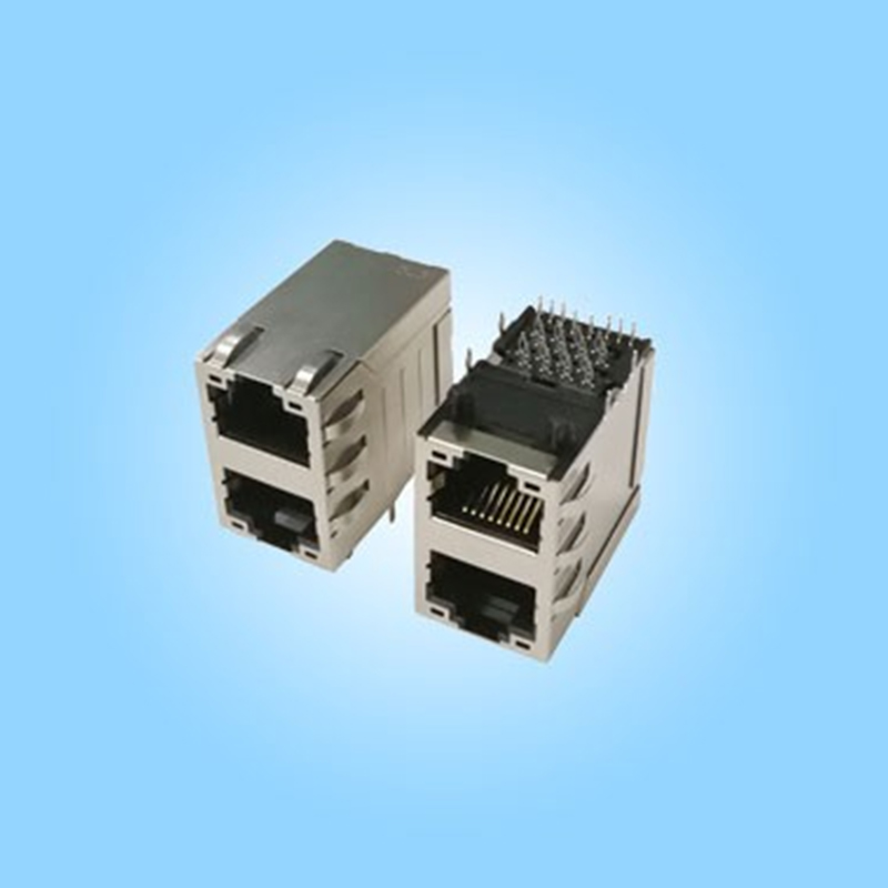 2×1 Пустой RJ45, с экранирующим кожухом, с индикацией, с пресс-фит монтажом